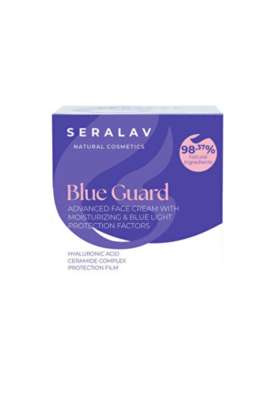 SERALAV NATURAL COSMETICS BLUE GUARD - Moisturizing cream with blue light protection - 98.37% Ingredients