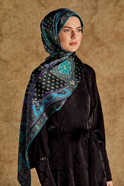 Setrms Etnik Desenli İpek Şal