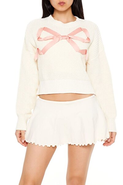 Forever 21 Fiyonk Desenli Kazak