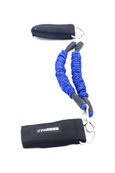 Fitness World Leg Strengthening Resistance Band Set with Ankle Straps, One Size