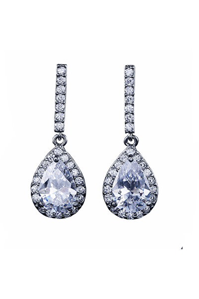 OEM Eternity earrings with white zircons