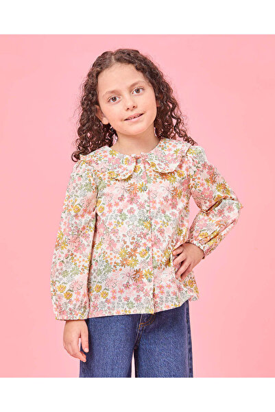 REDTAG Girls Ivory Printed Casual Blouse