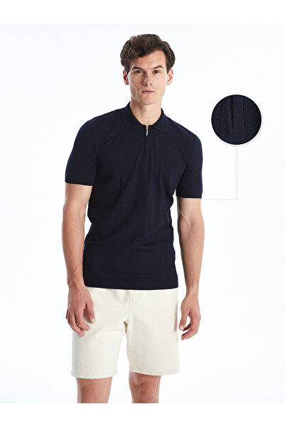 LC Waikiki New Season Polo Neck Short Sleeve Men's Knitwear Sweater