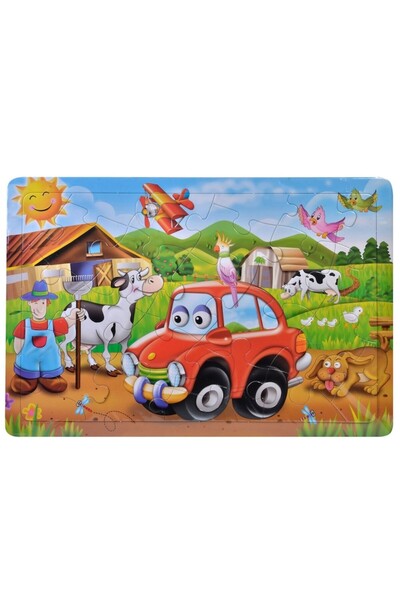 Eurekakids Puzzle Educativ - 24 Piese - Ferma