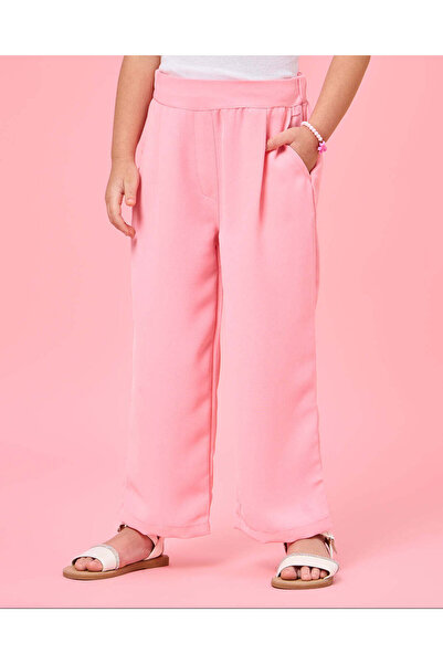 REDTAG Girls Pink Casual Trouser