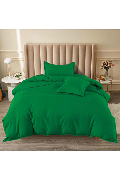 FIONNA.RO Finet Bed Linen With Elastic 1 Person UNI - Green