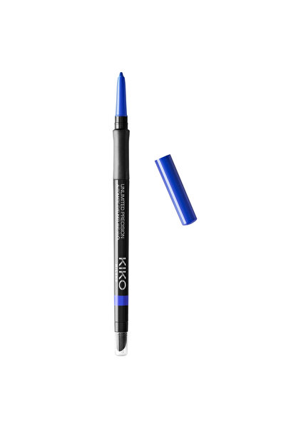 Kiko 2in1 double eyeliner pencil, with Intense Colour brush, shade 07 Cobalt, 1.2gr