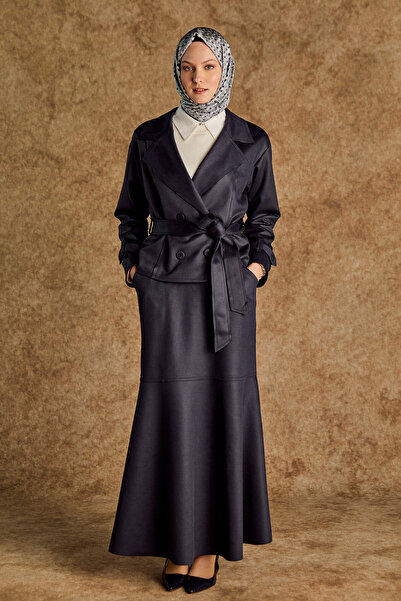 Setrms Süet Görünümlü Kruvaze İkili Takım