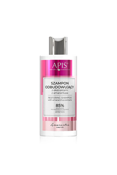 Apis Natural Cosmetics Restructuring shampoo with amaranth extract for damaged hair, gluten and SLS/SLES free, 300 ml