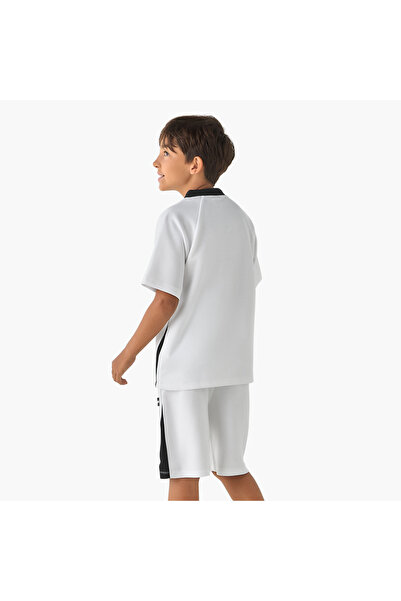 XYZ Logo Print T-shirt and Shorts Set