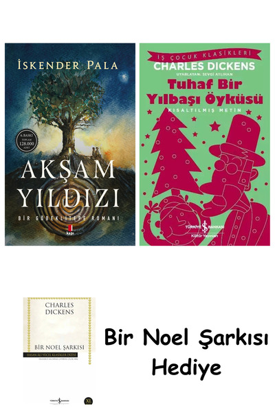 TÜRKİYE İŞ BANKASI KÜLTÜR YAYINLARI Akşam Yıldızı + Tuhaf Bir Yılbaşı Öyküsü ...