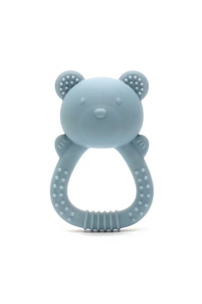 OEM Силиконова играчка за никнене на зъби за бебета, без BPA, плюшено мече, т...