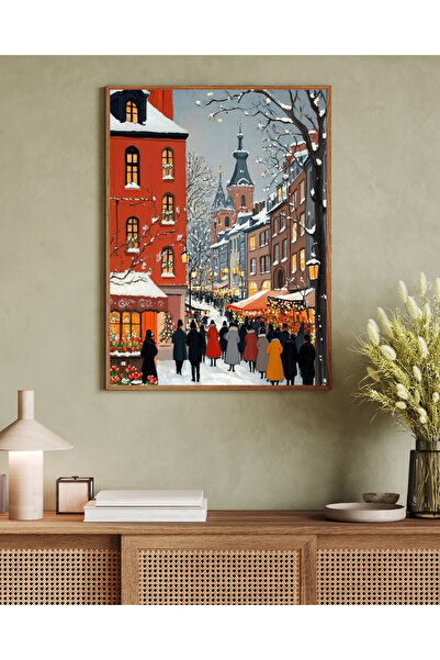 woodhomeworks Tek Parça Salon Ofis Dekor Tablo Vrynt