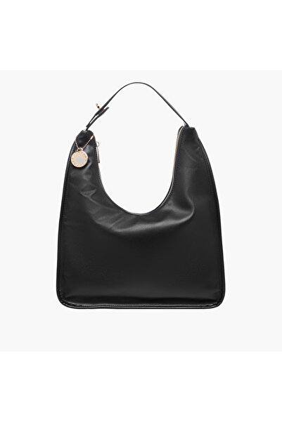 Marina Galanti Solid Shoulder Bag with Zip Closure