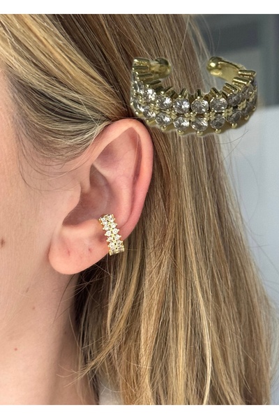 KİLİGİSTANBUL Dean Double Row Stone Kikirdak Cube (Use Without Ear Hole)