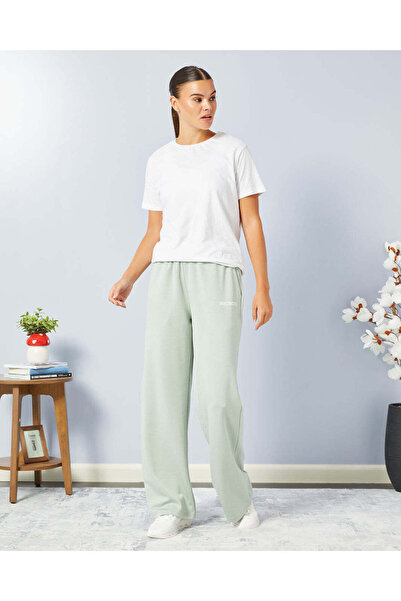 REDTAG Woman Green Wide Leg Active T-Shirt