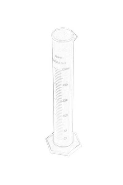 Generic Plastic Measuring Cylinder Clear 300 x 81mm
