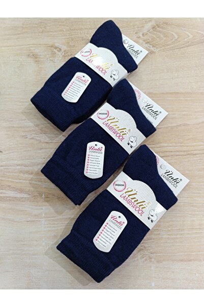 ÜNLÜ ÇORAP Wool Socks Stitch-Free Washable Perfumed 3 Pairs