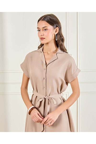 REDTAG Women Beige Casual Dress