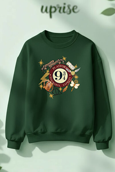 Vordevia 9 3/4 cu imprimeu Bumbac 3 fire B guler rotund O supradimensionat Ha...