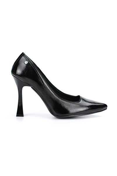 Gökhan Talay Odette Flexible Soft Non-Slip Sole (10 cm) Black Patent Leather Women's Heeled Shoes