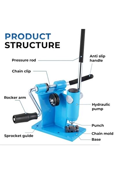 Farmertec Dispozitiv de nituire și presare a lanțului de drujbă Holzfforma® (2 în 1)