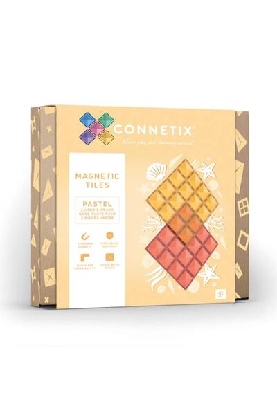Connetix Set of 2 basic pastel colors - 2 large magnetic boards
