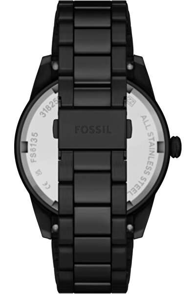 Fossil Men's Pearson Multifunction Black Stainless Steel Watch