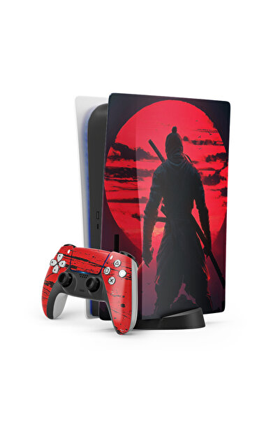 ACME LABS Skin Sticker PlayStation 5 Gaming Console Cover Wrap- Samurai