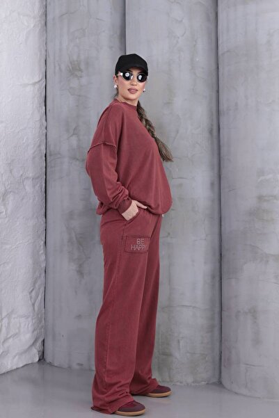 BRGCLOTHING Set de trening oversized cu piatră lavabil