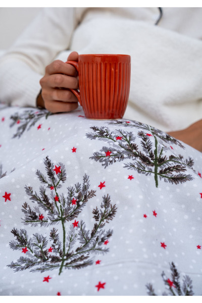 Monolisse Flannel Sherpa Lace Blanket Double Size Red 200X230Cm