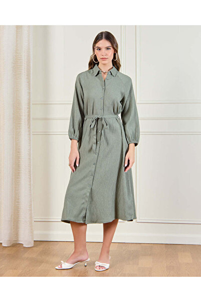 REDTAG Women Green Casual Dress