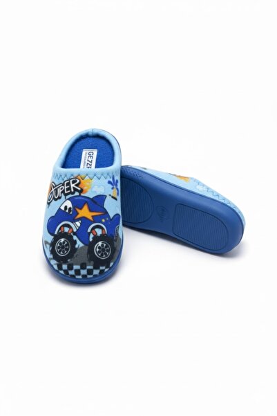 GEZER Boy's Winter Comfortable Sole Home Garden Gondola Slippers