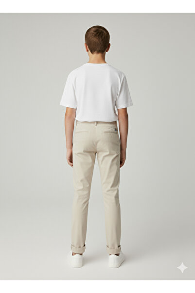 rois Boys' Flexible Ecru Pants