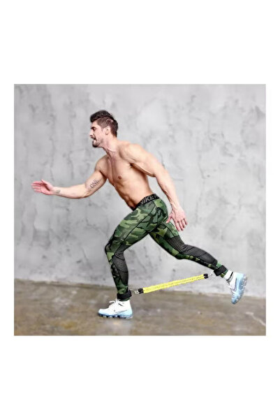 Fitness World Leg Strengthening Resistance Band Set with Ankle Straps, One Size