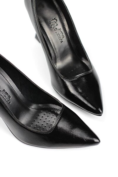 Gökhan Talay Odette Flexible Soft Non-Slip Sole (10 cm) Black Patent Leather Women's Heeled Shoes