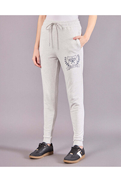 REDTAG بنطلون رياضي نسائي رمادي مطبوع