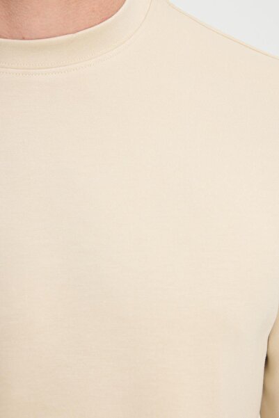 Tudors Ανδρικό φούτερ με μακρύ μανίκι με λαιμόκοψη σε χρώμα κόκκινο κόκκινο χρώμα