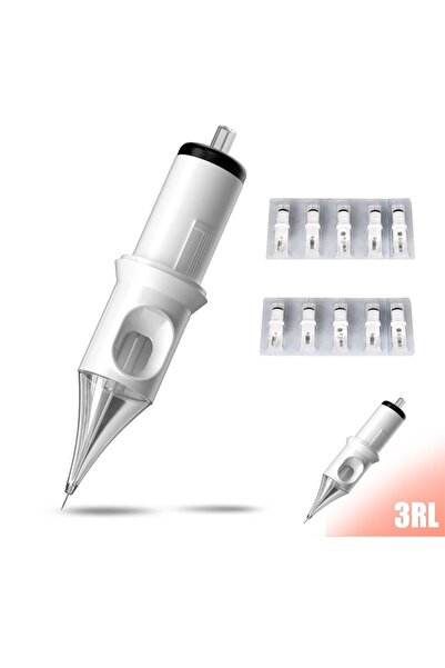 Generic Pack of 10 1203RL Tattoo Cartridge Needles #12 Round Lined for Tattoo Pens