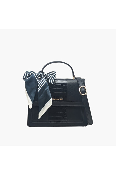 CHARLOTTE حقيبة كروس بودي من ريد سكارف أكسنت مع حزام قابل للتعديل