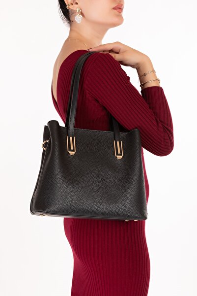 Gondol Women's Stylish Hand and Shoulder Bag Ars.2013 Black