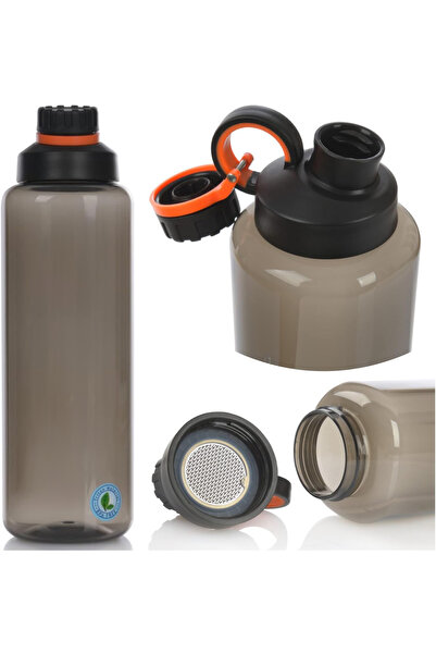 zola Portable water bottle, 1000 ml, made of tritan, BPA-free, anti-lost cap system, orange