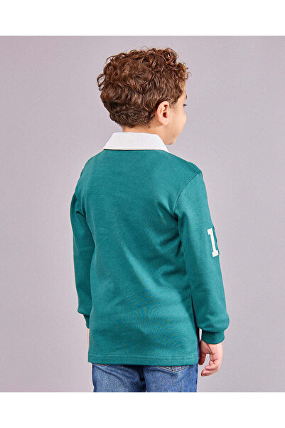 REDTAG Boys Multicolour Long Sleeve Polo Shirt