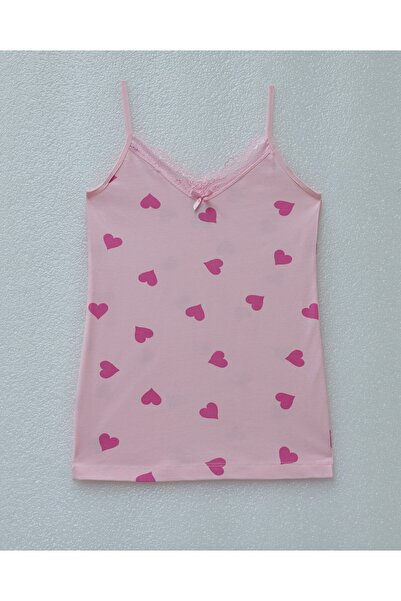 Modamorfo Δαντελένιο εσώρουχο με σχέδιο καρδιάς - Ροζ
