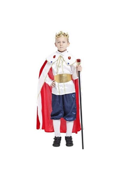 Ikonka Carnival King Costume size M (110-120 cm)