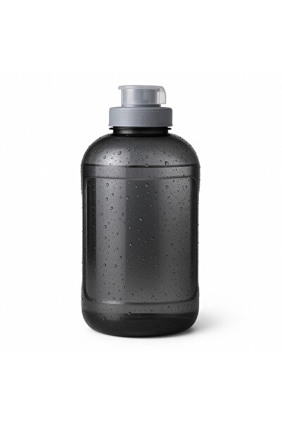 zola Water bottle 1.6 l, with handle and cord, 12.5 x 24 cm, gray