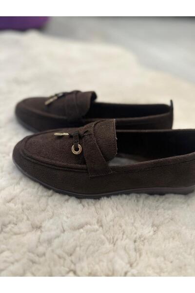 MİSS PARK MODA Suede Loafer Women's Shoes