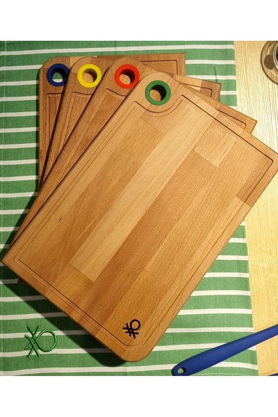 Benetton Home Wooden Cutting Board-22*33 Cm-Green
