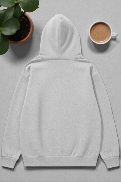 uyguntarz Unisex Red Mon Cheri Printed Hooded Sweatshirt