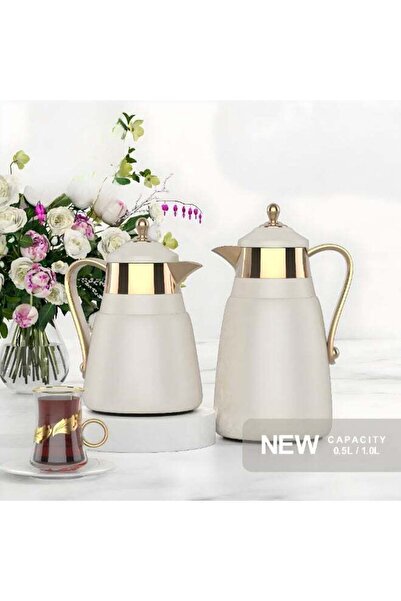 REFAN Luxury Off-White Pot Set – 1 L + 0.5 L